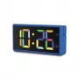 Digitaalinen herätyskello Hama Ibiza sininen LCD paristo USB 150x34x73mm