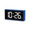Digitaalinen herätyskello Hama Ibiza sininen LCD paristo USB 150x34x73mm
