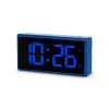 Digitaalinen herätyskello Hama Ibiza sininen LCD paristo USB 150x34x73mm