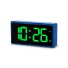 Digitaalinen herätyskello Hama Ibiza sininen LCD paristo USB 150x34x73mm