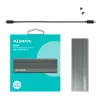 SSD-kotelo ADATA EC680 harmaa M.2 USB Type-C PCIe