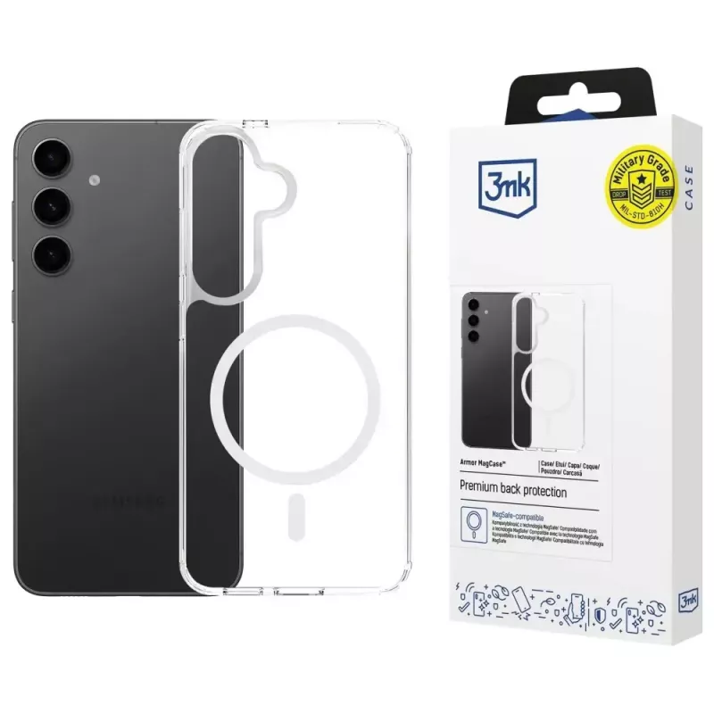Suojakotelo 3MK Armor MagCase Samsung Galaxy S24 FE – jämäkkä ohut istuvuus