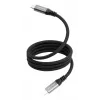 USB C - USB C datakaapeli ADATA CACCU3-100W-100AN-BK — USB 3.2 Gen 2 (10 Gbit/s), 1 m, musta