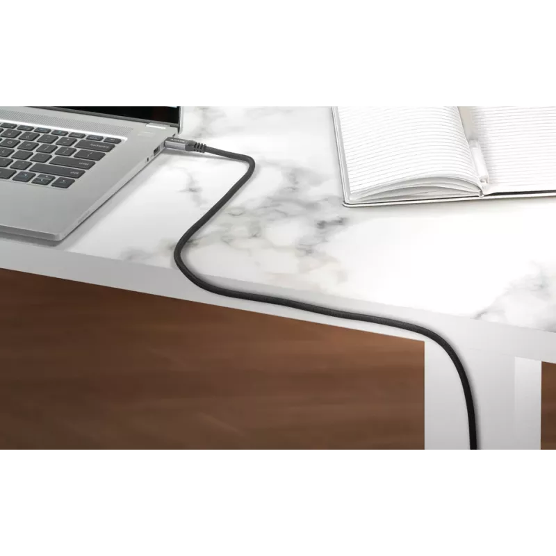 USB C - USB C datakaapeli ADATA CACCU3-100W-100AN-BK — USB 3.2 Gen 2 (10 Gbit/s), 1 m, musta