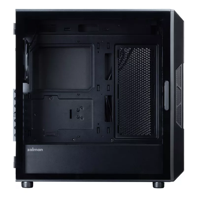 ZALMAN Mid-Tower-PC-kotelo I3 NEO V2, musta, 4x RGB-tuuletinta, ATX/microATX-tuki