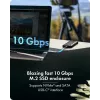 Lisävaruste: icybox IB-1827MCP-C31 M.2 NVMe ja SATA Dual-Bay-sovitin