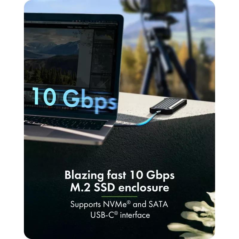Lisävaruste: icybox IB-1827MCP-C31 M.2 NVMe ja SATA Dual-Bay-sovitin