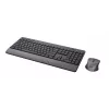 Trust Trezo näppäimistö ja hiiri sisältäen Universal RF Wireless QWERTY US English musta