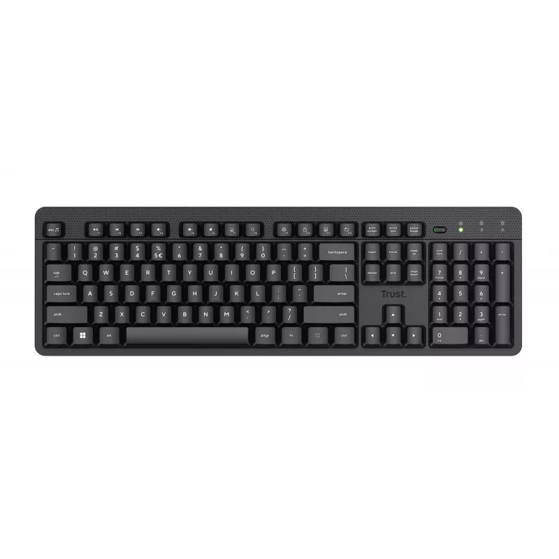 Trust Ody II näppäimistö Office RF Wireless QWERTY US English musta