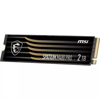MSI Spatium M480 PRO PCIE 4.0 NVME M.2 2TB sisäinen SSD-asema PCI Express 4.0 3D NAND