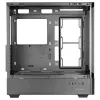 PC-kotelo TACENS Mars Gaming MCLCDPRO Midi Tower – musta, IPS 7,2 tuuman näyttö, virtalähde alhaalla, ATX/Micro‑ATX/Mini‑ITX tuki
