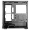 PC-kotelo TACENS Mars Gaming MCLCDPRO Midi Tower – musta, IPS 7,2 tuuman näyttö, virtalähde alhaalla, ATX/Micro‑ATX/Mini‑ITX tuki