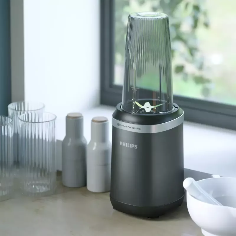 Pöytämikseri Philips 5000-sarja HR2767/00 musta ruostumaton teräs