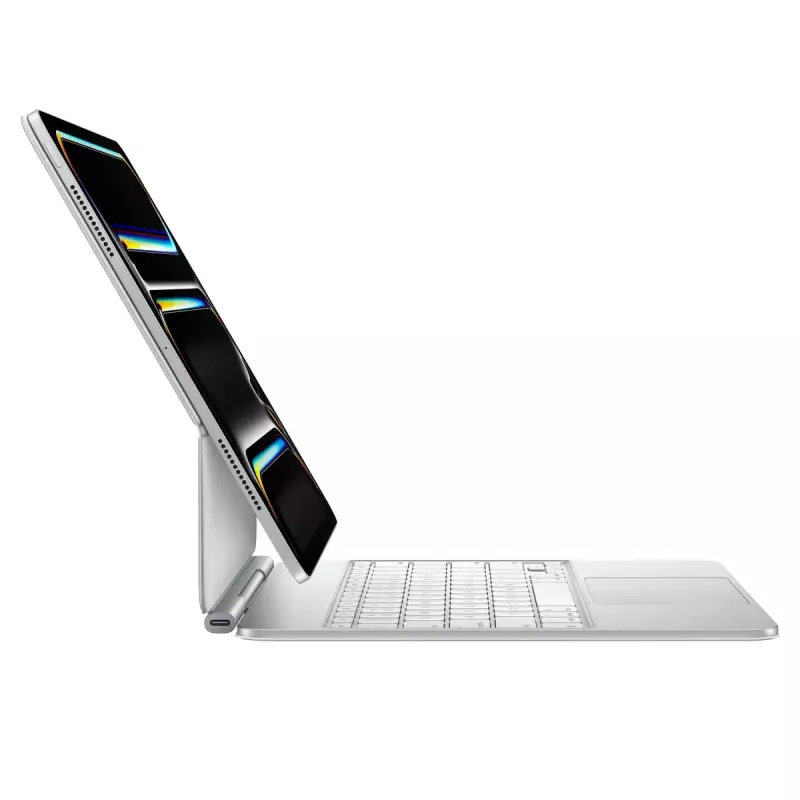 Apple Magic Keyboard iPad Pro 13 inch M4 ruotsalainen valkoinen langaton ohjauslevy