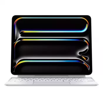 Apple Magic Keyboard iPad Pro 13 inch M4 ruotsalainen valkoinen langaton ohjauslevy