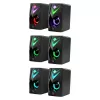 DEFENDER J4 2.0 6W PC-kaiuttimet LED USB, 3,5 mm, 90–20000 Hz, musta