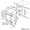 Bosch Serie 6 SPI6EMS21E -astianpesukone, osittain integroitu, 10 astiastoa