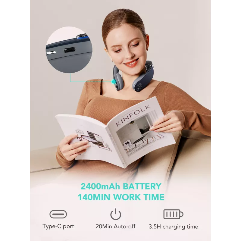 Hierontalaite SKG G7-Pro-Fold Blue Combo kompressio käsittely värinä