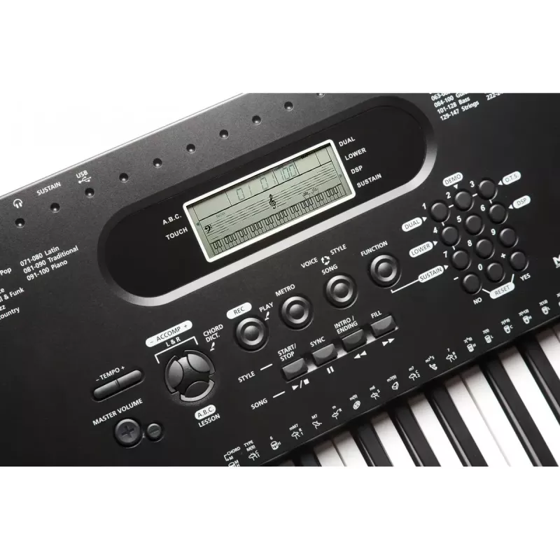 Näppäimistö Kurzweil KP70 61-näppäiminen digitaalinäppäimistö, musta