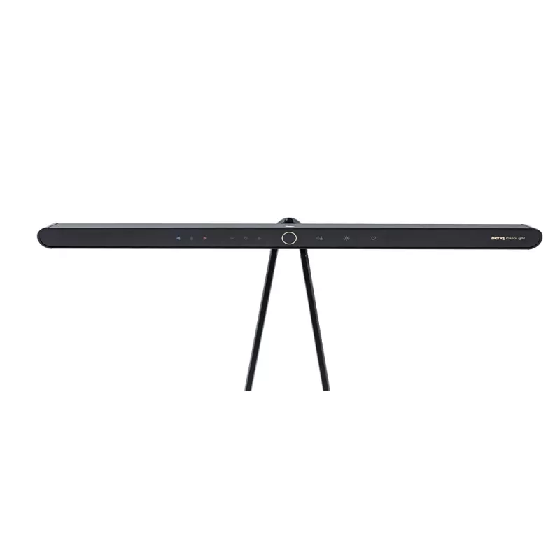Näyttövalaisin BenQ PianoLight R musta – 1070 lm, USB-käyttöinen, 120×367×628 mm