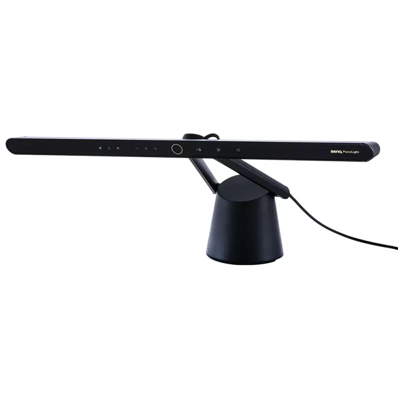 Näyttövalaisin BenQ PianoLight R musta – 1070 lm, USB-käyttöinen, 120×367×628 mm