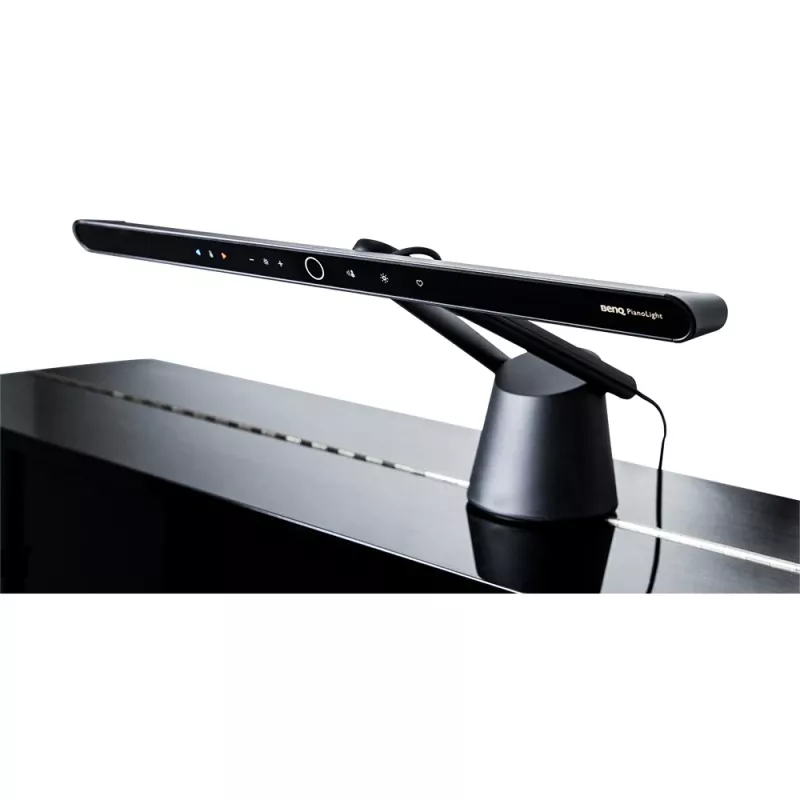 Näyttövalaisin BenQ PianoLight R musta – 1070 lm, USB-käyttöinen, 120×367×628 mm