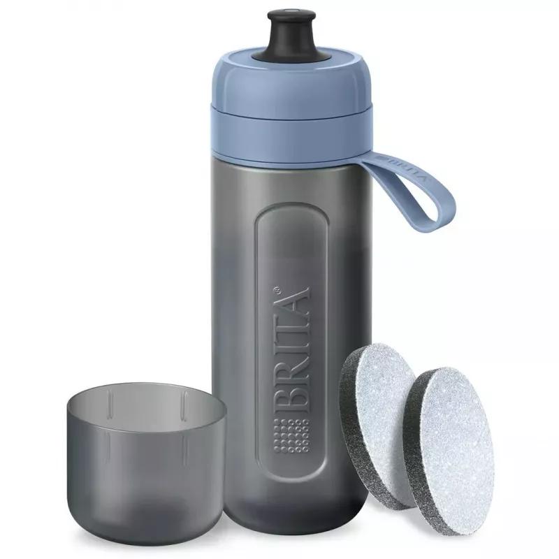 BRITA Active 1052250 suodatinpullo ja 2 suodatinlevyä, pastellinsininen