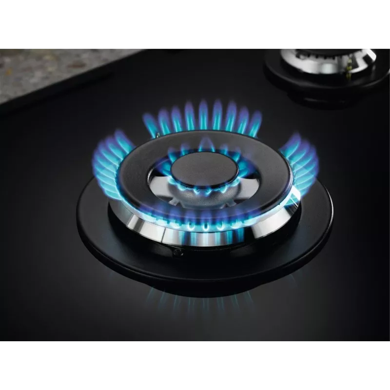 Electrolux KGG75362K musta kalusteisiin asennettava 75 cm kaasu 5 aluetta