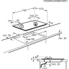 Electrolux KGG75362K musta kalusteisiin asennettava 75 cm kaasu 5 aluetta