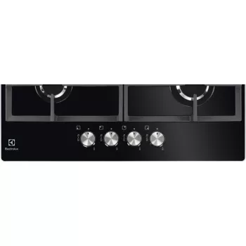 Electrolux KGG6426K musta kalusteisiin asennettava 56 cm kaasu 4 aluetta