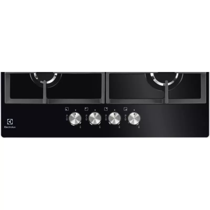 Electrolux KGG6426K musta kalusteisiin asennettava 56 cm kaasu 4 aluetta