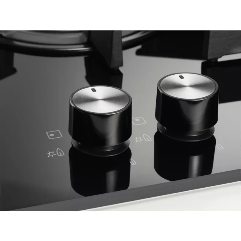 Electrolux KGG6426K musta kalusteisiin asennettava 56 cm kaasu 4 aluetta