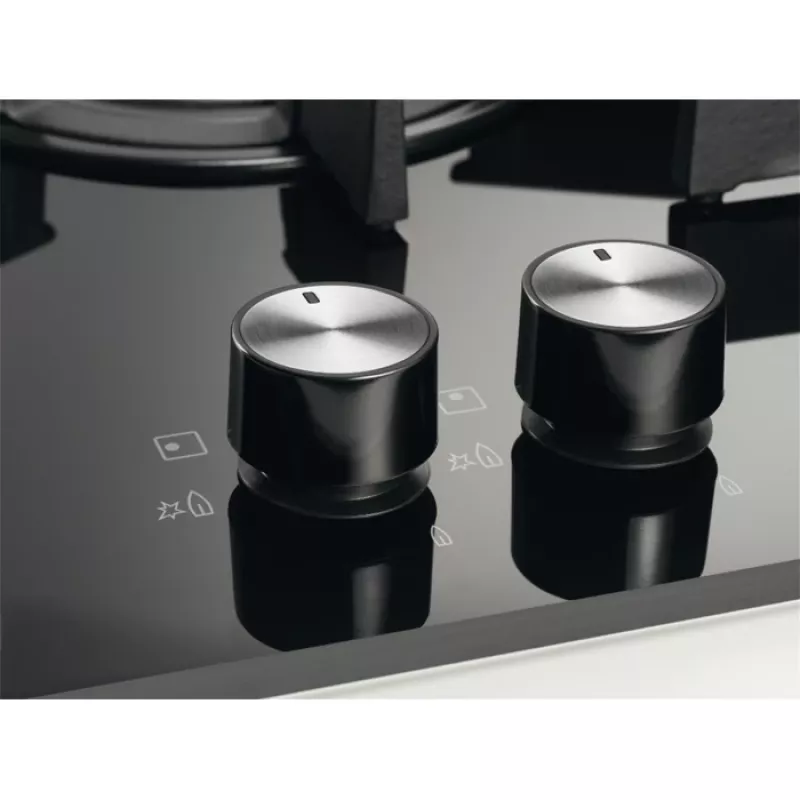Electrolux EGC3322NVK musta kalusteisiin asennettava kaasu 2 aluetta