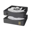 Thermaltake CT120 EX Reverse ARGB Sync CL-F192-PL12SW-A kotelotuuletin 120 mm, hydraulinen laakeri, 3 kpl, musta