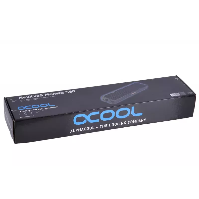Alphacool NexXxoS Monsta 560 14192 jäähdytin 560 mm, musta