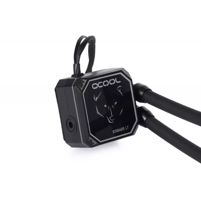 Yhdistelmänestekylmäjäädytin Alphacool Eisbaer Aurora LT240 12 cm musta