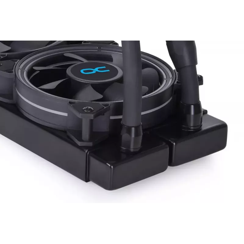 Yhdistelmänestekylmäjäädytin Alphacool Eisbaer Aurora LT240 12 cm musta