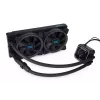 Yhdistelmänestekylmäjäädytin Alphacool Eisbaer Aurora LT240 12 cm musta