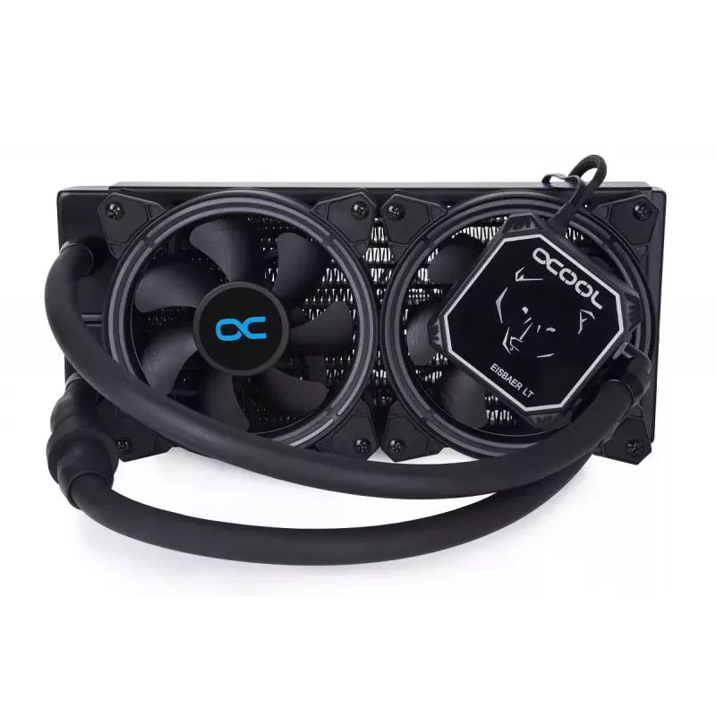 Yhdistelmänestekylmäjäädytin Alphacool Eisbaer Aurora LT240 12 cm musta