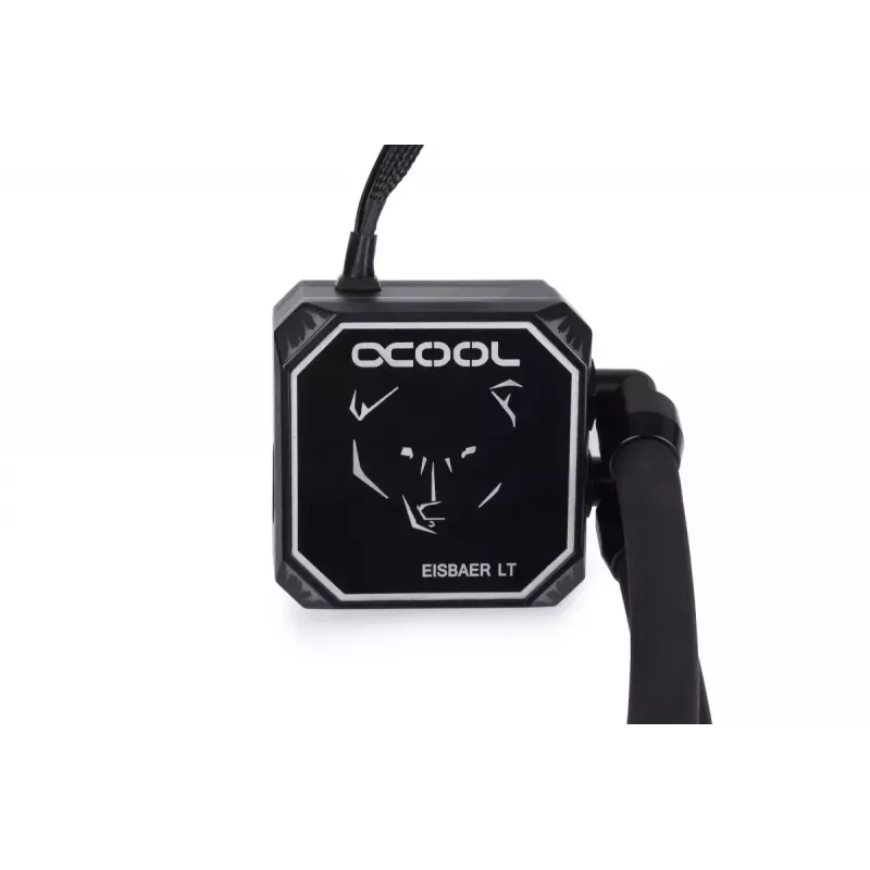Yhdistelmänestekylmäjäädytin Alphacool Eisbaer Aurora LT240 12 cm musta