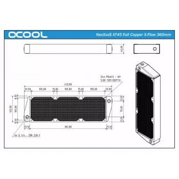 Jäähdytin Alphacool NexXxoS XT45 1011662