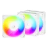 ARCTIC Freezer P12 Pro Reverse A-RGB (valkoinen) - 3 kpl:n pakkaus - 120 mm A-RGB PWM -tuuletin kaapelijakajalla