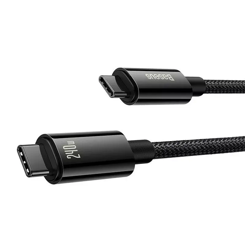 USB-C - USB-C -kaapeli Baseus Tungsten Gold 240W 3m