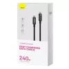 USB-C - USB-C -kaapeli Baseus Tungsten Gold 240W 3m