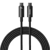 USB-C - USB-C -kaapeli Baseus Tungsten Gold 240W 3m