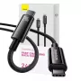 USB-C - USB-C -kaapeli Baseus Tungsten Gold 240W 3m