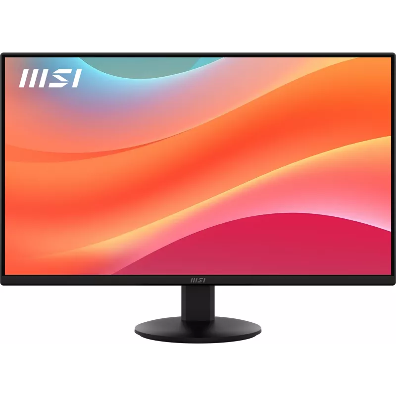 MSI PRO MP272L näyttö, 27 tuumaa (68,6 cm), 1920 x 1080 Full HD, 16:9, 100 Hz, 1 ms, HDMI, DisplayPort, himmeä, musta