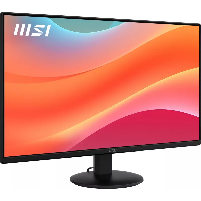 MSI PRO MP272L näyttö, 27 tuumaa (68,6 cm), 1920 x 1080 Full HD, 16:9, 100 Hz, 1 ms, HDMI, DisplayPort, himmeä, musta