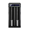 Laturi XTAR SC2 Li-Ion 18650 USB-C 2 paikkaa, USB-C-virtalähde, LED-merkkivalot, musta