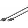 Microconnect USB3.1CAMIB3.01 USB-kaapeli USB 3.2 Gen 1 (3.1 Gen 1) 1 m USB-C - Micro-USB-B musta